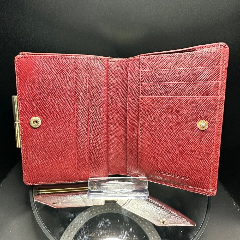 Burberry Plaid Nova Check Lock Wallet - GUC - Picture 7 of 12